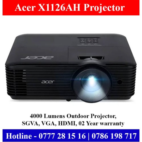 Acer X1126AH Projector Sri Lanka Price. Acer XGA 4000 Lumens Projector Acer X1126AH Projector Sri Lanka Price. Acer XGA 4000 Lumens Projector