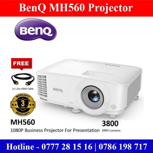 BenQ MH560 Projector Sri Lanka Price. FullHD Projector 2Y Warranty BenQ MH560 Projector Sri Lanka Price. FullHD Projector 2Y Warranty