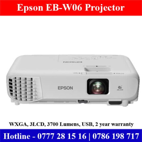 Epson EB-W06 Projector Sri Lanka Price. WXGA Projector 2 Y Warranty Epson EB-W06 Projector Sri Lanka Price. WXGA Projector 2 Y Warranty