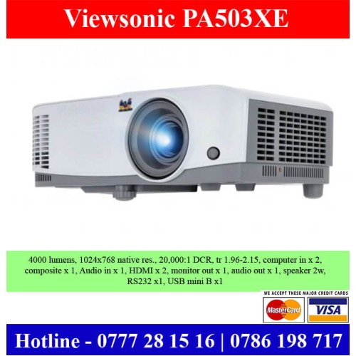 ViewSonic PA503XE Projector Sri Lanka Price. 4000 Lumens Outdoor Projector ViewSonic PA503XE Projector Sri Lanka Price. 4000 Lumens Outdoor Projector